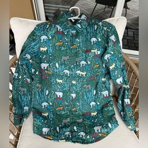 Boys size 12 Tea Collection button down shirt